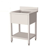 stainless steel sinks single bowl freestanding style